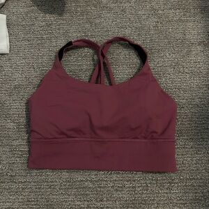 Dark pink / rose color lululemon sports bra size 6